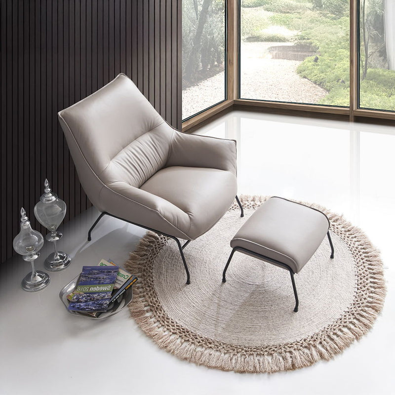 Jabel - Accent Chair & Ottoman - R&R Furniture Gallery (Fountain Valley, CA)
