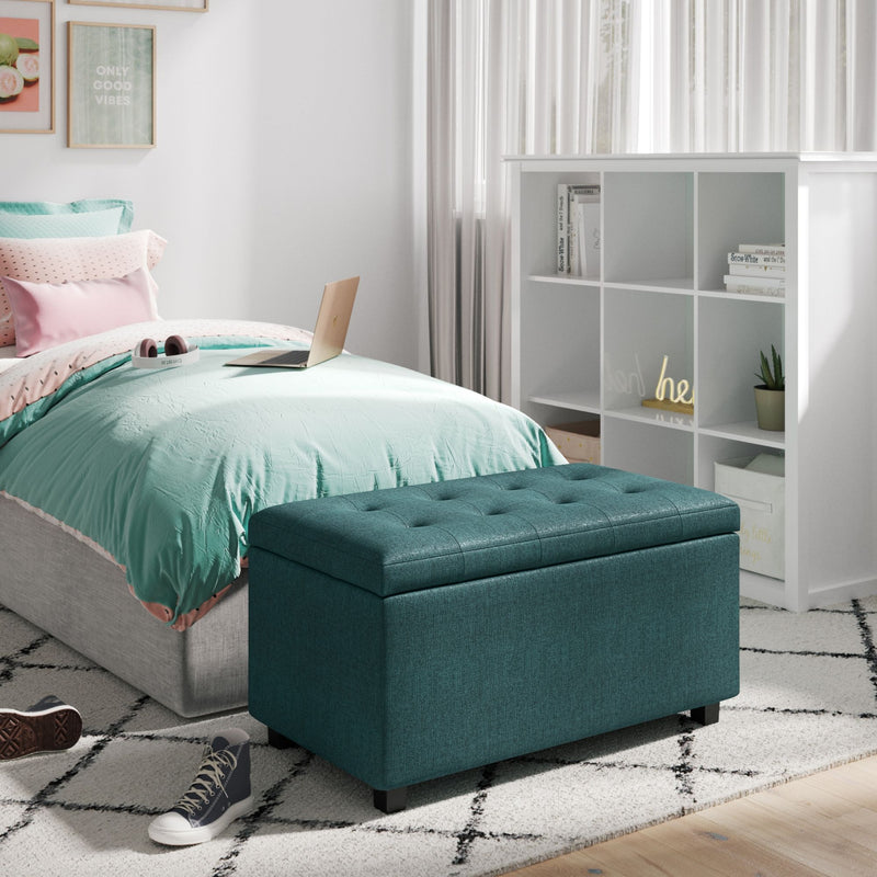 Cosmopolitan - Upholstered Storage Ottoman - R&R Furniture Gallery (Fountain Valley, CA)