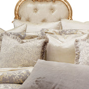 Bennett - 10-Piece King Comforter Set - Champagne - R&R Furniture Gallery (Fountain Valley, CA)