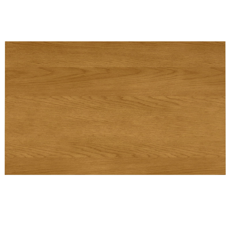 Simpli-Home Hunter square tabletop dining table with wooden finish, modern design, suitable for kitchen or dining room use.