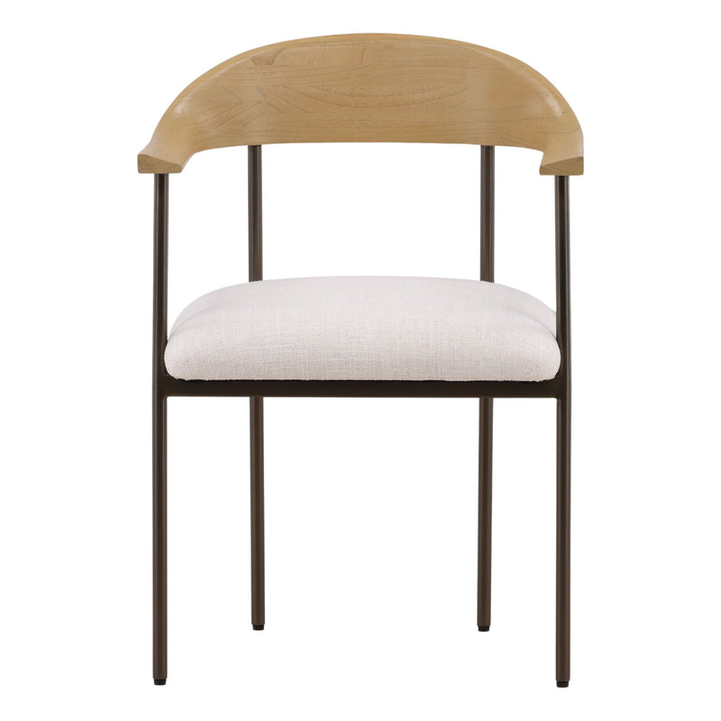 Soledad - Dining Chair - Natural And Off White