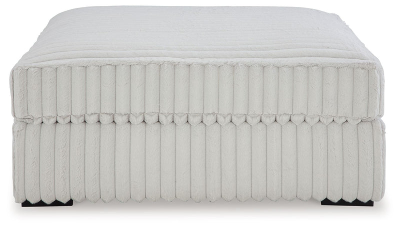 Stupendous - Oversized Accent Ottoman - Alloy - R&R Furniture Gallery (Fountain Valley, CA)