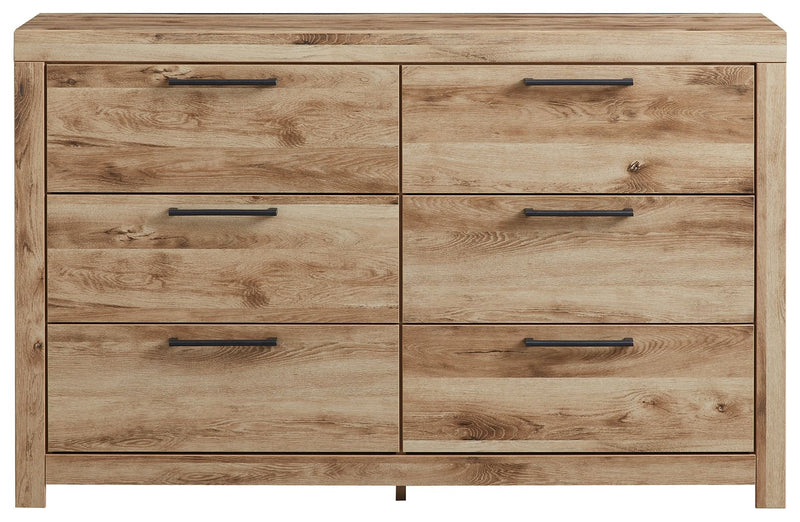 Hyanna - Six Drawer Dresser - Tan Brown - R&R Furniture Gallery (Fountain Valley, CA)