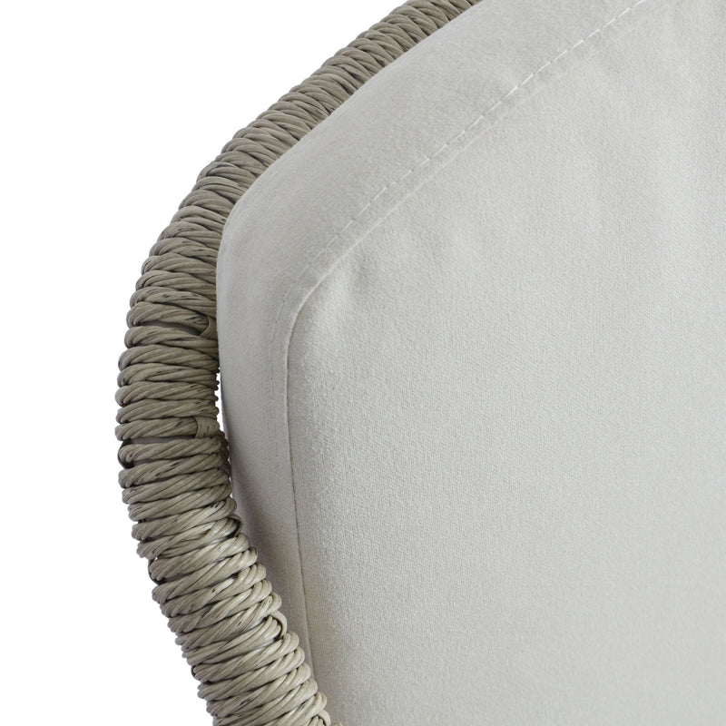 7 Pieces Modern Outdoor Dining Set With Acacia Wood Table And Chairs