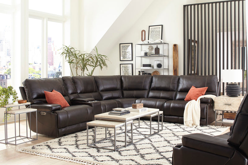 Whitman - Power Reclining Sectional - R&R Furniture Gallery (Fountain Valley, CA)