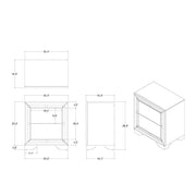 Chloe - Nightstand - Gemstone Silver - R&R Furniture Gallery (Fountain Valley, CA)