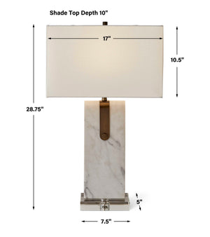 Belted - Table Lamp - White