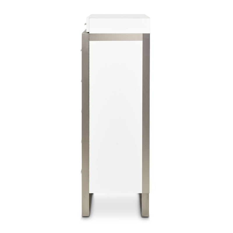 Marquee - 7-Drawer Chest - Cloud White - R&R Furniture Gallery (Fountain Valley, CA)