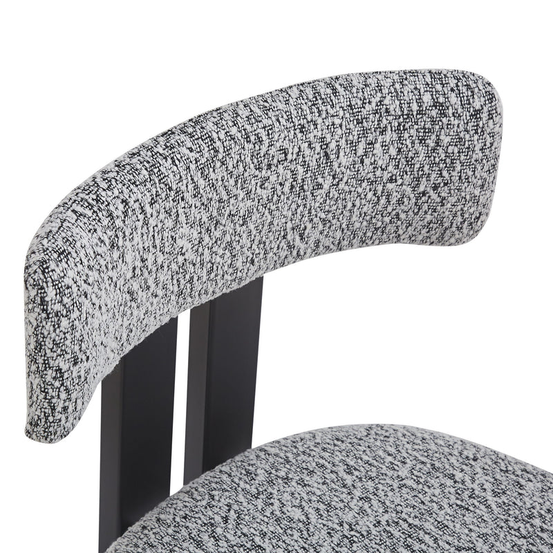Modern Upholstered Armless Dining Chairs With Metal Legs - R&R Furniture Gallery (Fountain Valley, CA)