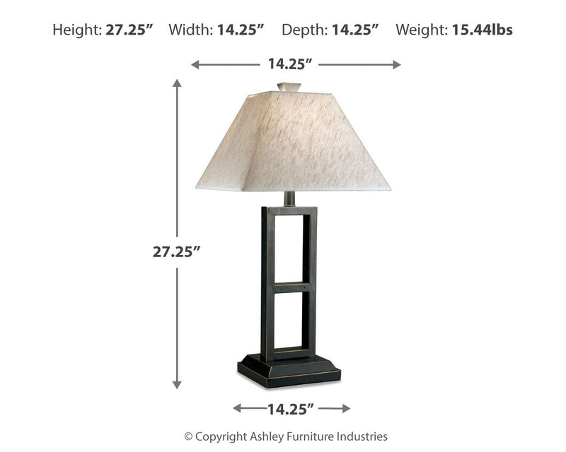 Deidra - Table Lamp (Set of 2) - R&R Furniture Gallery (Fountain Valley, CA)