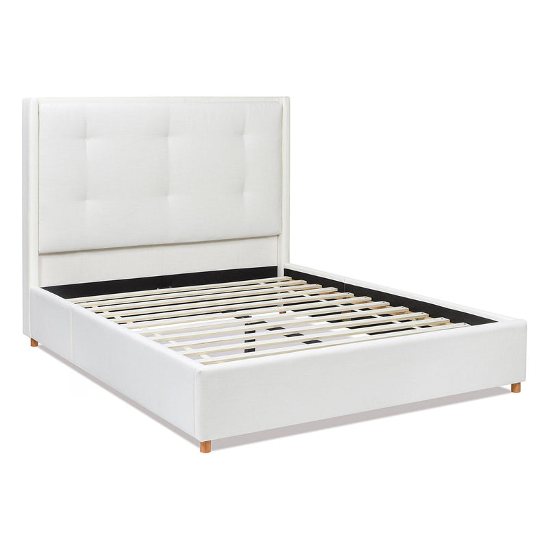 Miramar - Cushion Back Headboard Platform Bed Frame - R&R Furniture Gallery (Fountain Valley, CA)
