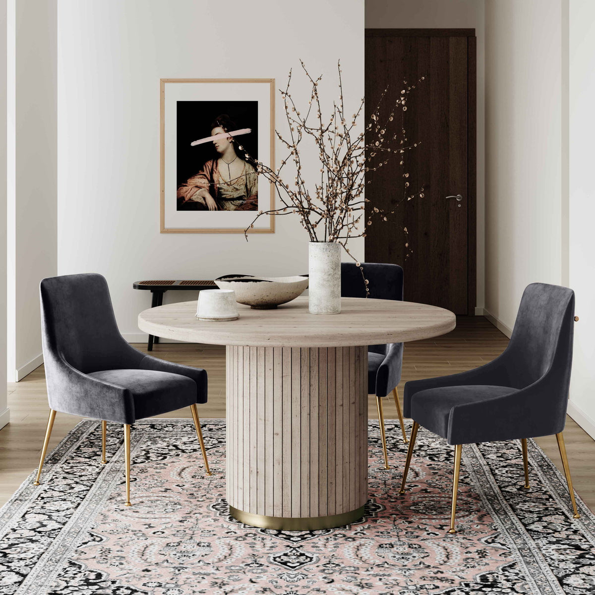 Beatrix - Velvet Side Chair - R&R Furniture Gallery (Fountain Valley, CA)