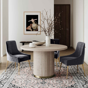Beatrix - Velvet Side Chair - R&R Furniture Gallery (Fountain Valley, CA)