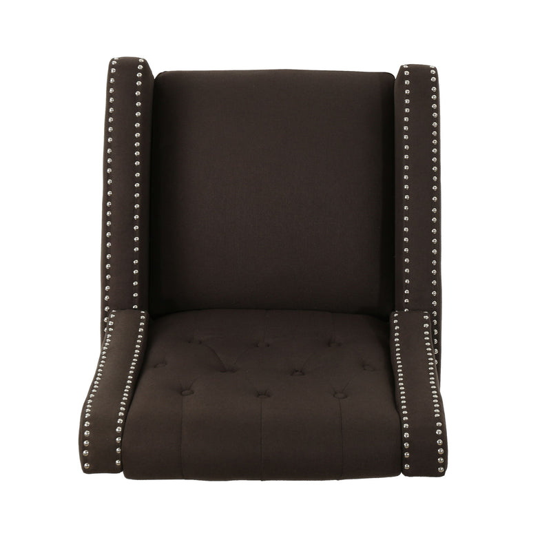 Classic Fabric Push Back Chair - R&R Furniture Gallery (Fountain Valley, CA)