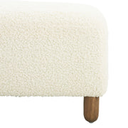 Contemporary Ottoman With Foam Cushion And Durable Upholstery - R&R Furniture Gallery (Fountain Valley, CA)