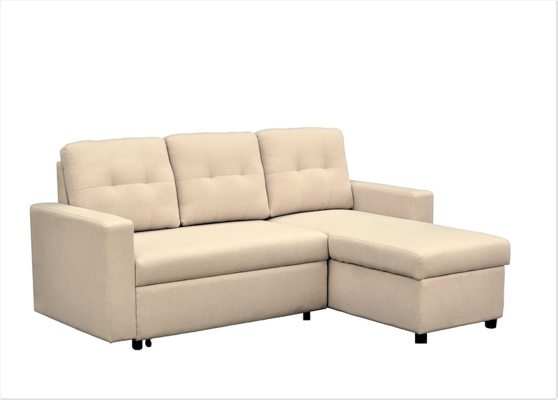 Convertible L Shaped Sectional Sleeper Sofa Bed, Saving Pull Out Couch - R&R Furniture Gallery (Fountain Valley, CA)