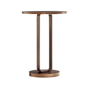 Tareel - Round Accent Table With Open Oval Pedestal - Antique Bronze - R&R Furniture Gallery (Fountain Valley, CA)