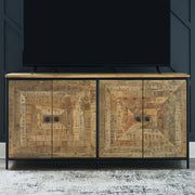Camney - Accent Cabinet - Brown / Black - R&R Furniture Gallery (Fountain Valley, CA)