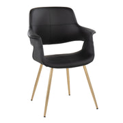 Set of two vintage glam art deco Lumi Source chairs with sleek, stylish design and plush upholstery for elegant interior decor.