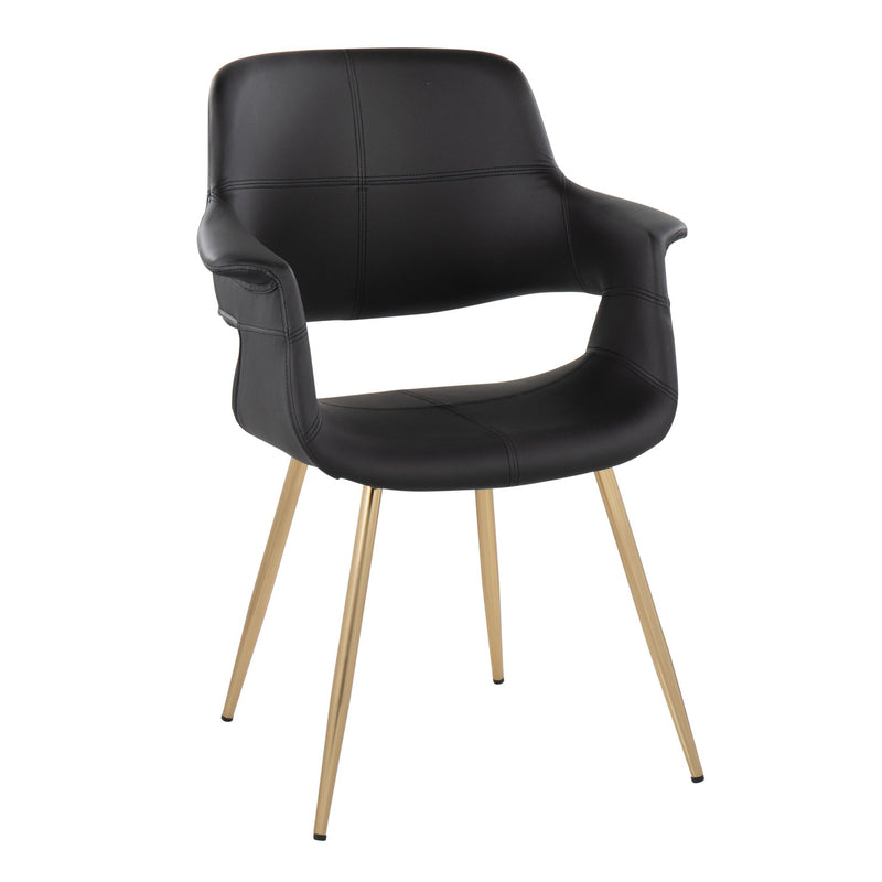 Set of two vintage glam art deco Lumi Source chairs with sleek, stylish design and plush upholstery for elegant interior decor.