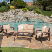 Honolulu - Wicker Set Outdoor Seating - R&R Furniture Gallery (Fountain Valley, CA)