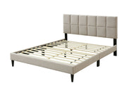 Full Sized Squares Bed With USB - R&R Furniture Gallery (Fountain Valley, CA)