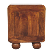 Open Woven Bedside Table, 1 Drawer - Chestnut - R&R Furniture Gallery (Fountain Valley, CA)