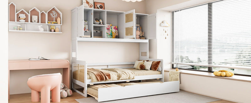 Daybed And All In One Cabinet And Shelf - R&R Furniture Gallery (Fountain Valley, CA)