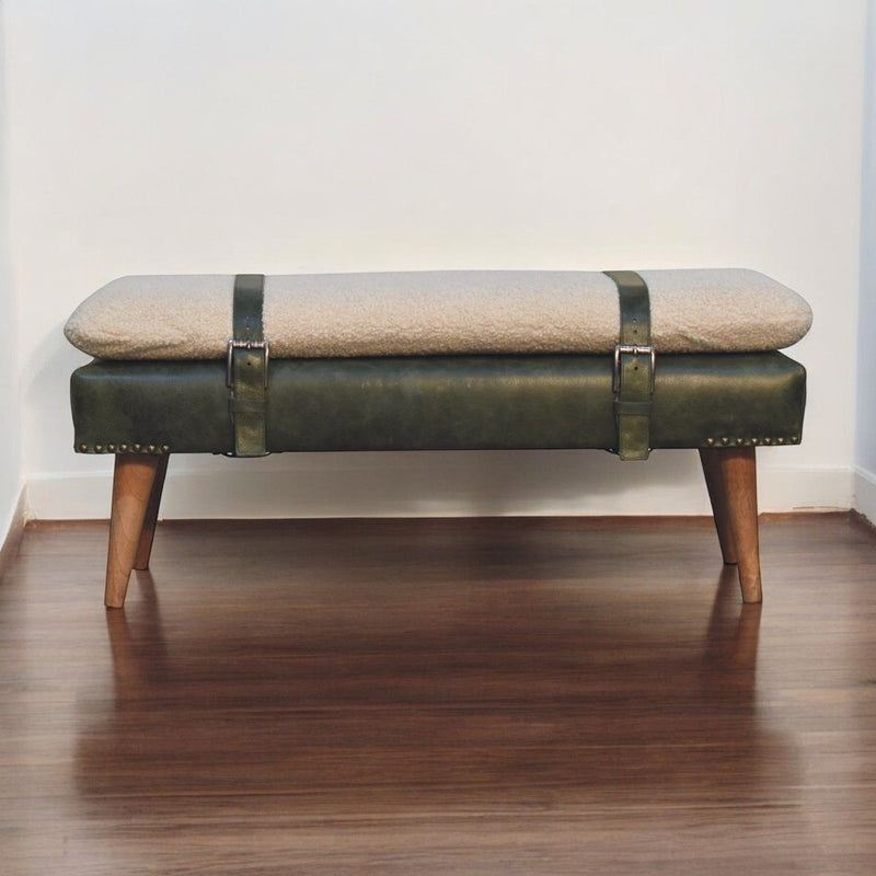 Buffalo - Hide Bench - R&R Furniture Gallery (Fountain Valley, CA)