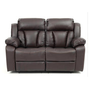 Glory Furniture Daria cozy padded reclining loveseat with plush cushions, perfect for relaxation and comfortable seating.