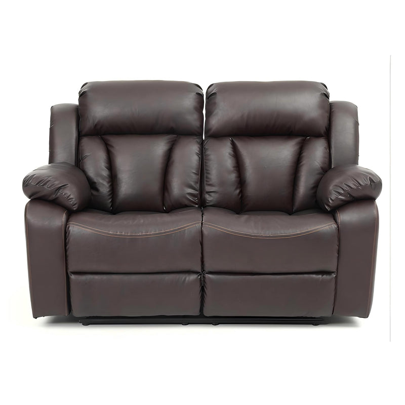 Glory Furniture Daria cozy padded reclining loveseat with plush cushions, perfect for relaxation and comfortable seating.