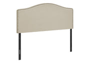 Full Size, Bed Headboard Only, Upholstered, Transitional - Beige - R&R Furniture Gallery (Fountain Valley, CA)