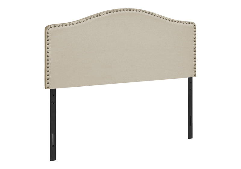 Full Size, Bed Headboard Only, Upholstered, Transitional - Beige - R&R Furniture Gallery (Fountain Valley, CA)