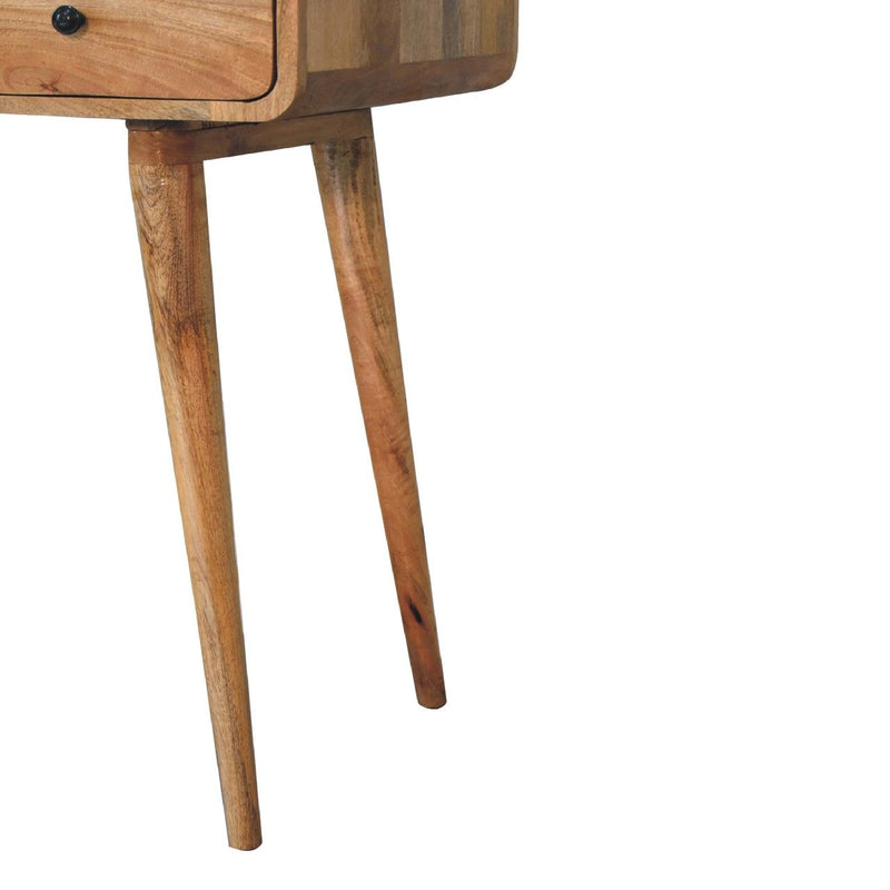 Curved Writing Desk - Oak - R&R Furniture Gallery (Fountain Valley, CA)