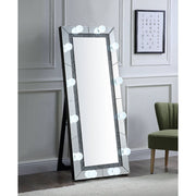 Noralie - 63" X 26" Floor Mirror - Mirrored & Faux Diamonds - R&R Furniture Gallery (Fountain Valley, CA)