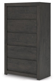 Fraluna - Five Drawer Chest - Charcoal - R&R Furniture Gallery (Fountain Valley, CA)
