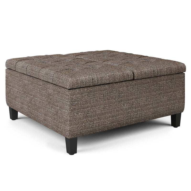 Harrison - Upholstered Coffee Table Storage Ottoman - R&R Furniture Gallery (Fountain Valley, CA)
