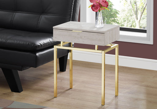 Spacious Table Top Accent Side Table, Storage Drawer, Contemporary & Modern - R&R Furniture Gallery (Fountain Valley, CA)