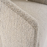 Angie - Modern Beige Fabric Dining Chair — view 4
