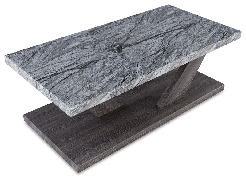 Bensonale - Occasional Table Set (Set of 3) - Brown / Gray - R&R Furniture Gallery (Fountain Valley, CA)