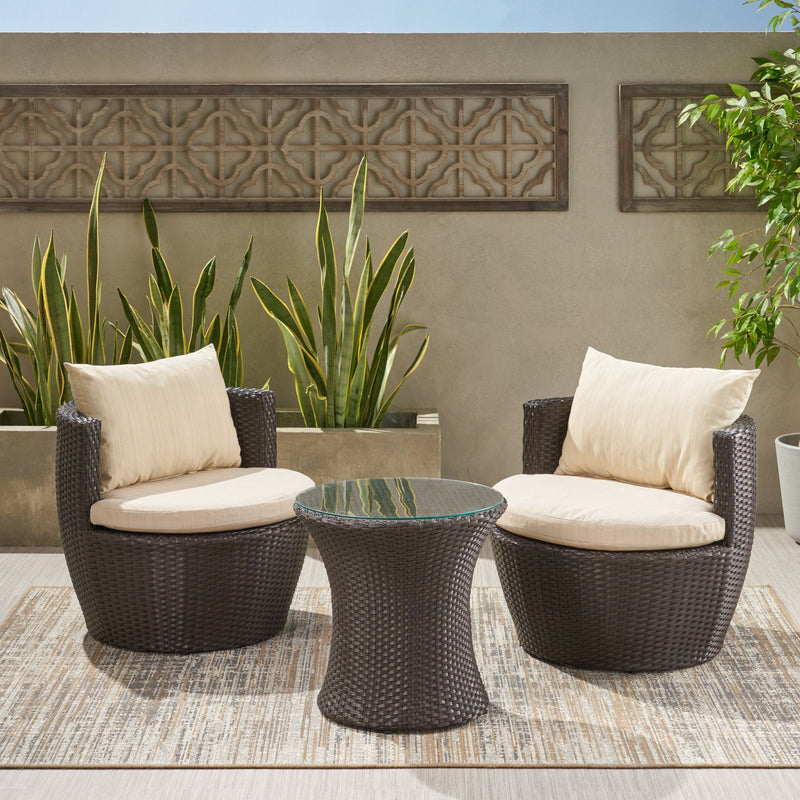 Kono - Chat Set Outdoor Furniture - R&R Furniture Gallery (Fountain Valley, CA)