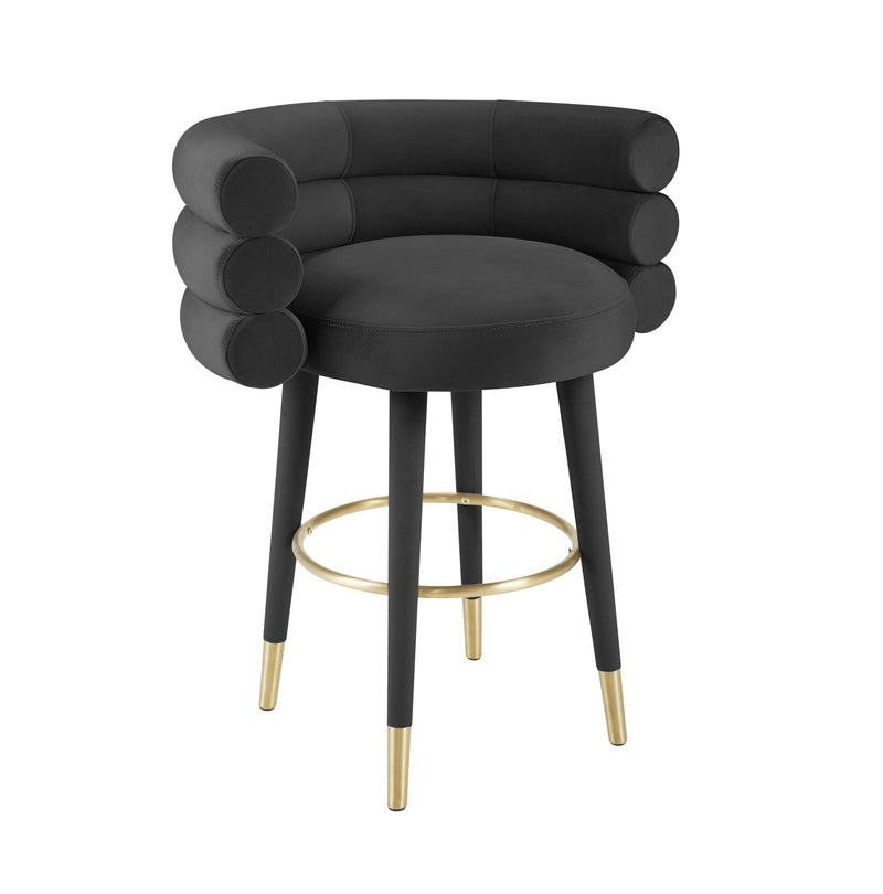 Betty - Velvet Counter Stool - R&R Furniture Gallery (Fountain Valley, CA)