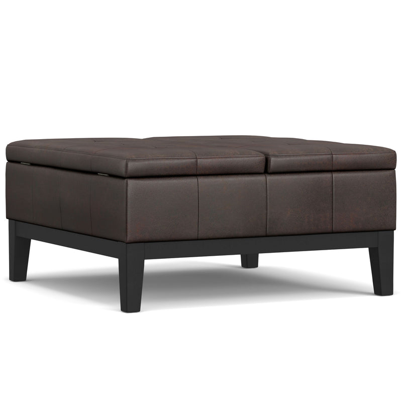 Dover - Multifunctional Lift Top Coffee Table Storage Ottoman - R&R Furniture Gallery (Fountain Valley, CA)