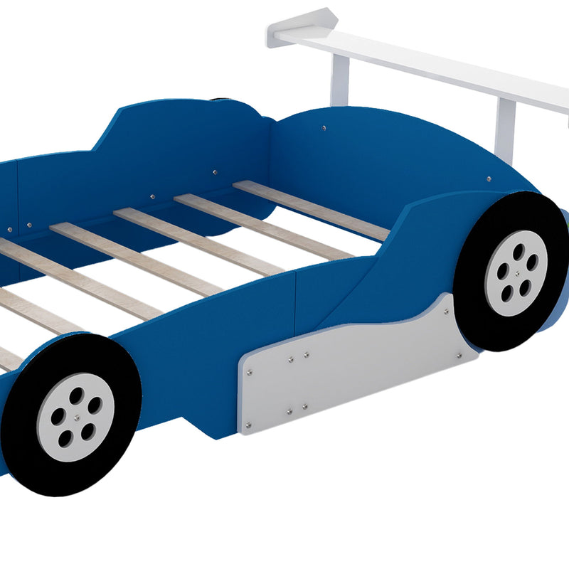 Race Car-Shaped Platform Bed With Wheels - R&R Furniture Gallery (Fountain Valley, CA)