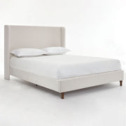 Harper - Tall Headboard Upholstered Bed / High Headboard / Elegant Simplicity / No Box Spring Needed - R&R Furniture Gallery (Fountain Valley, CA)