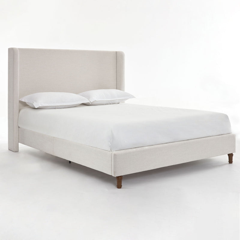 Harper - Tall Headboard Upholstered Bed / High Headboard / Elegant Simplicity / No Box Spring Needed - R&R Furniture Gallery (Fountain Valley, CA)
