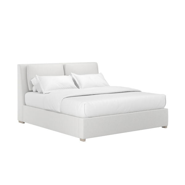 Grant Queen Pillow Back Uph Bed-Snow