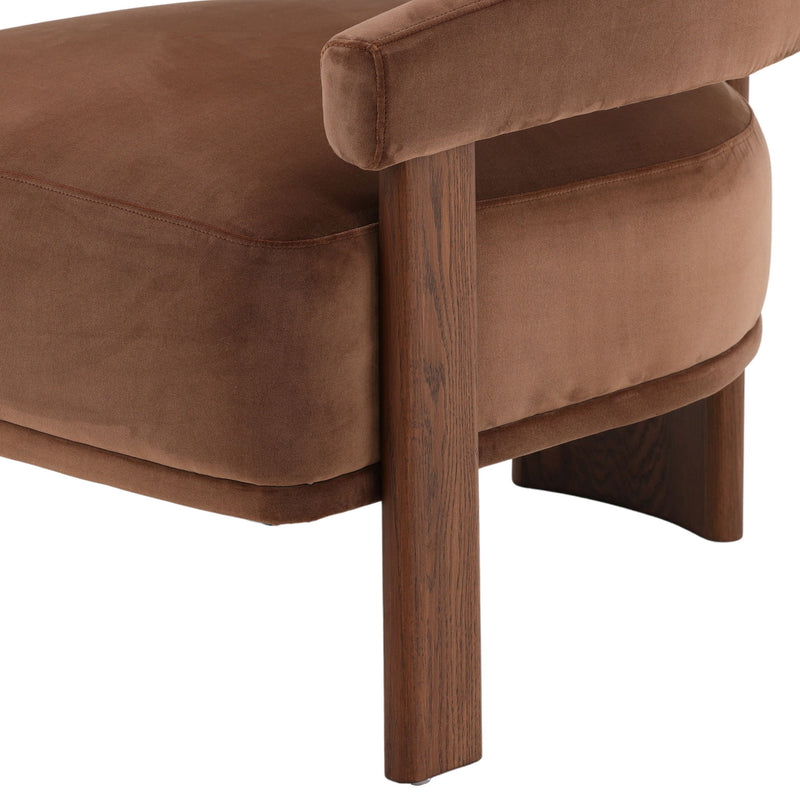 Averie - Occasional Chair - Hudson Chocolate And Brown