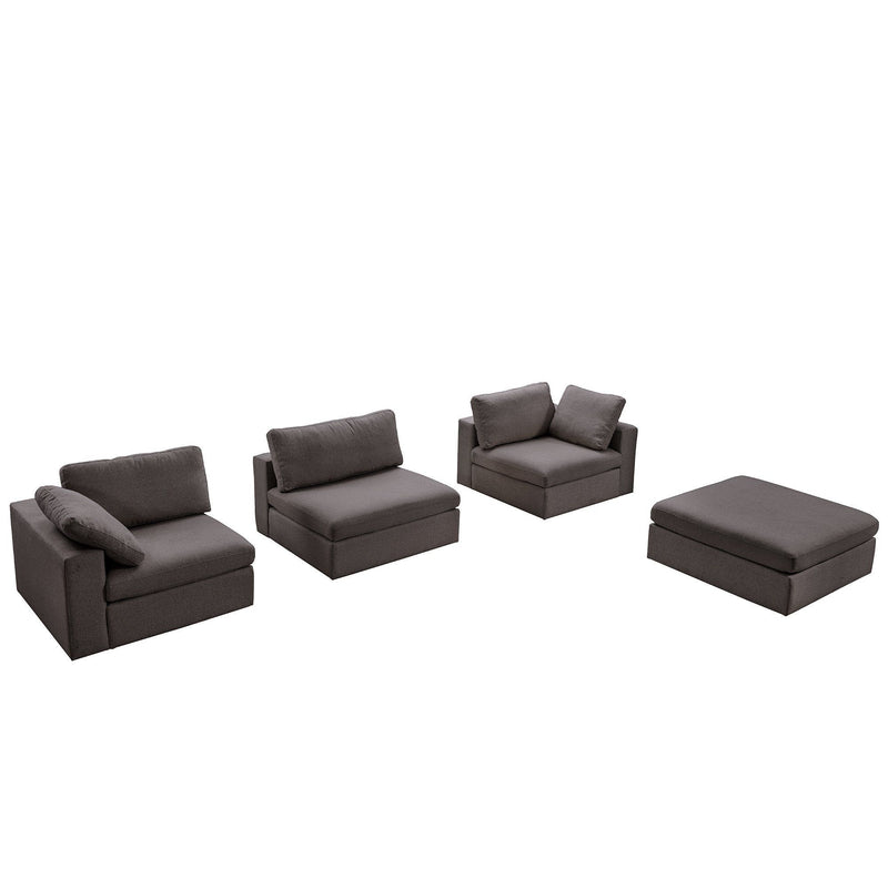 Cecilia - Modular Corner Sectional Modern Sofa - R&R Furniture Gallery (Fountain Valley, CA)