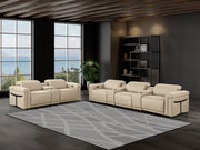 1126 - 8-Piece Modular Power Reclining Sofa & Loveseat Set In With 5 Power Recliners & Power Headrests - R&R Furniture Gallery (Fountain Valley, CA)